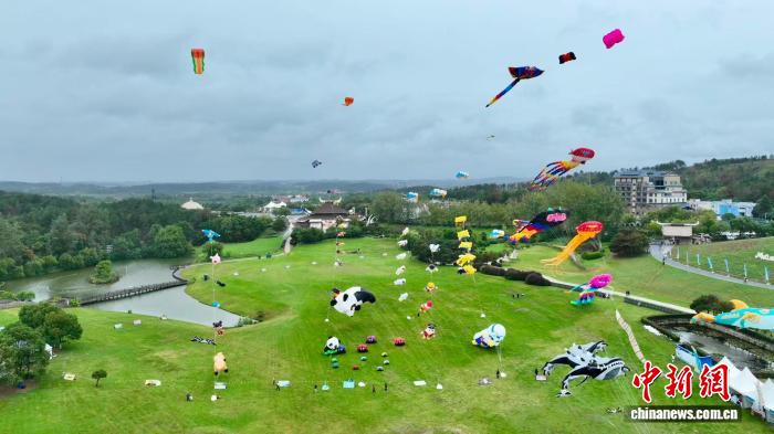 2025武汉木兰风筝世界杯首秀 全球顶尖选手共绘空